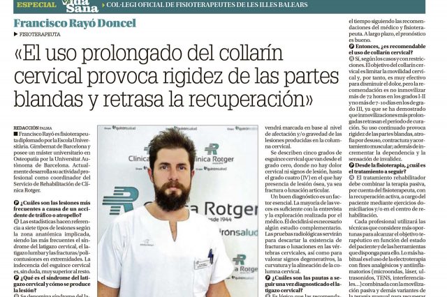 Entrevista Francisco Rayo-Rehabilitación-Clínica-Rotger-Hospital-Mallorca