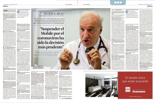 Entrevista al Doctor Javier Garau-Coronavirus