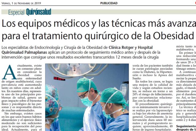 Ultima-Hora-Tratamiento-Quirúrgico-de-la-obesidad-Clínica-Rotger-Hospital-Mallorca