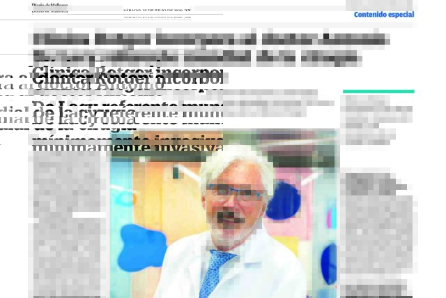 DM_Clínica Rotger incorpora al doctor Antonio Lacy