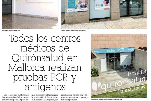 Centros-Quirónsalud-Pruebas-PCR-Antígenos-Clínica-Rotger-Hospital-Mallorca