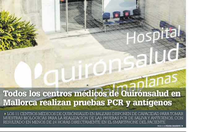 Diario-de-Mallorca-Vida-Sana-Centros-PCR-de-Quirónsalud-en-Baleares
