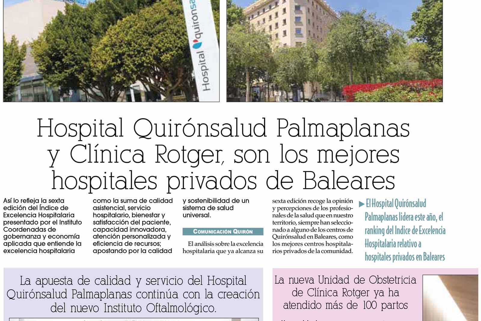 Hospital-Quirónsalud-Palmaplanas-Clínica Rotger-Mejores-Hospitales-Privados-Baleares