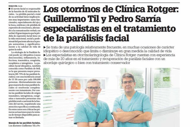 Parálisis Facial Clínica Rotger