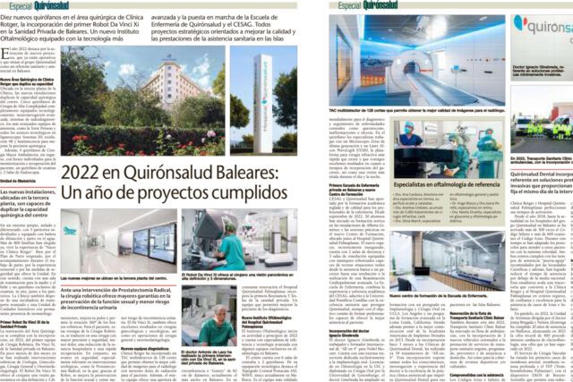 Quirónsalud Baleares 2022