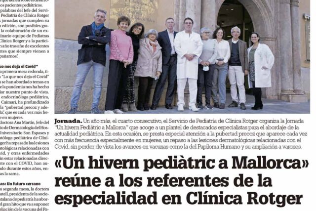 Un Hivern Pediatric Mallorca Clínica Rotger