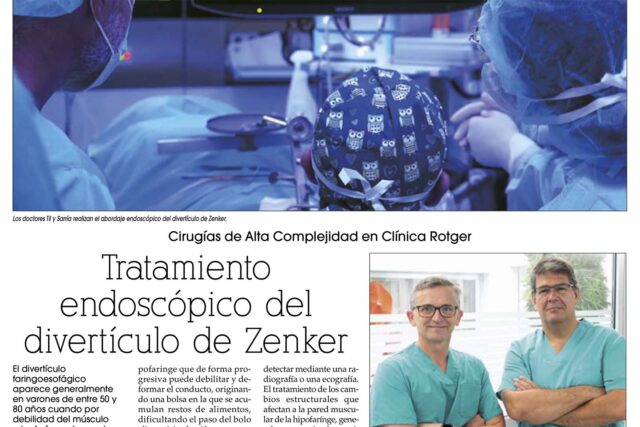 SF_Tratamiento endoscópico del divertículo de Zenker