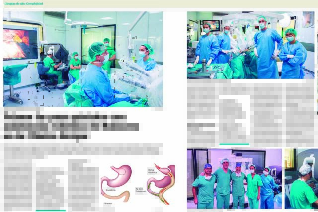 Primer by pass gástrico con asistencia robótica de Baleares en la Clínica Rotger