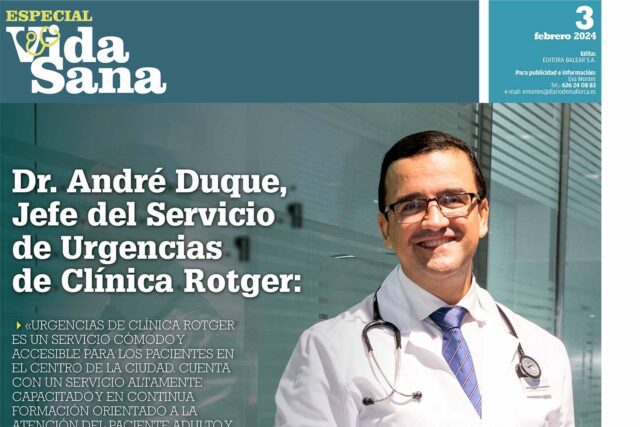 Dr. André Duque, Jefe del Servicio de Urgencias de Clínica Rotger