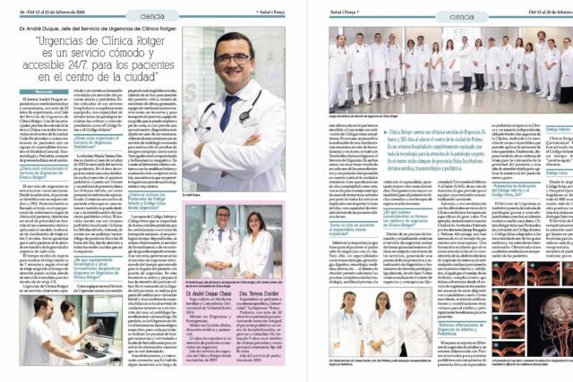 SiF-Reportaje Urgencias Clínica Rotger