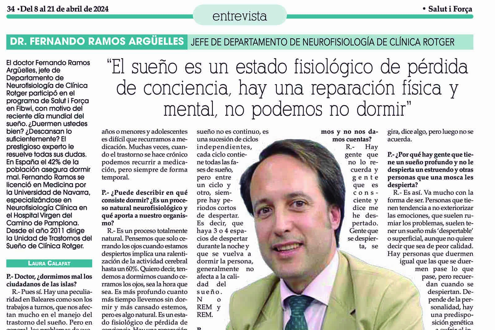 Entrevista Dr. Fernando Ramos Argüelles