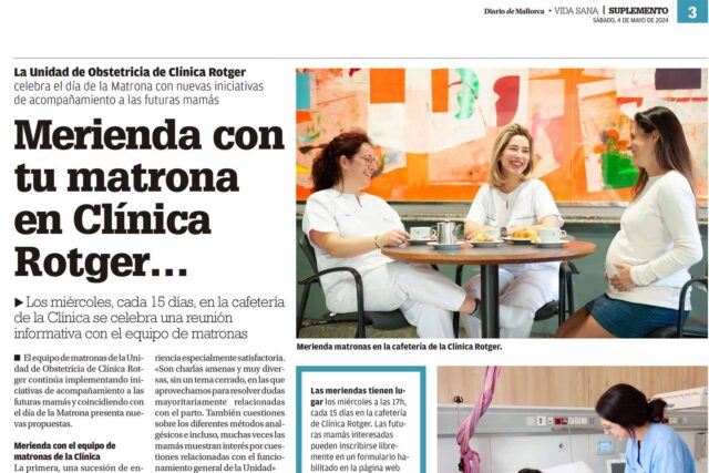 DMA_Especiales_Merienda_Matrona_Clínica_Rotger_Hospital_Mallorca