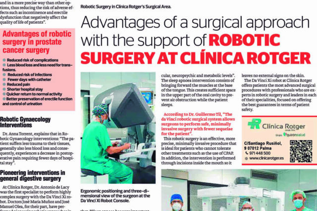 Robotic Surgery at Clínica Rotger