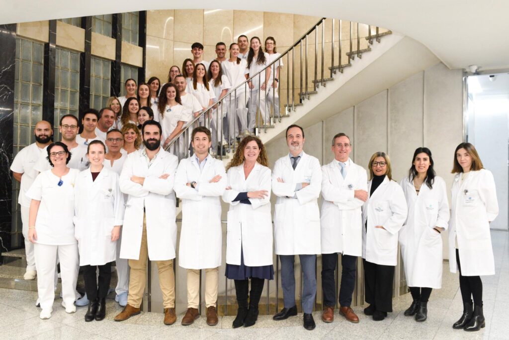 Rontgendiagnose-Team in der Clinica Rotger.