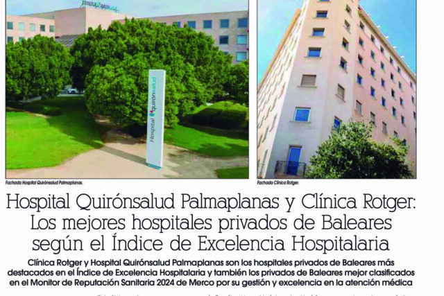 Hospital Quirónsalud Palmaplanas y Clínica Rotger