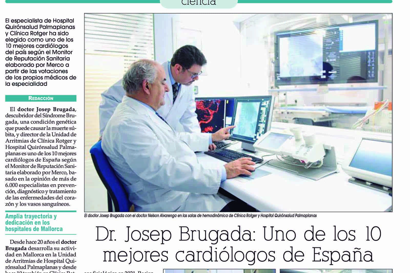 Dr. Josep Brugada: Uno de los 10 mejores cardiólogos de España