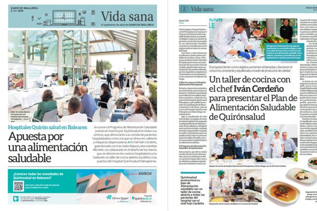 Apuesta por alimentación saludable Clínica Rotger