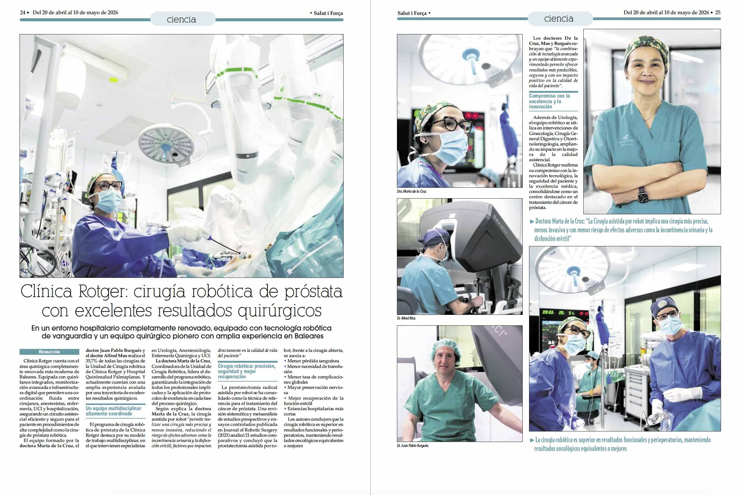 SiF-Robot-Da-Vinci-Prostata-Clínica-Rotger