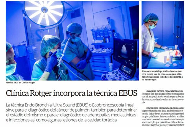 Técnica EBUS Clínica Rotger
